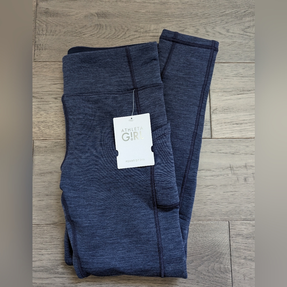 Athleta Girls Polarstec Stash leggings NEW